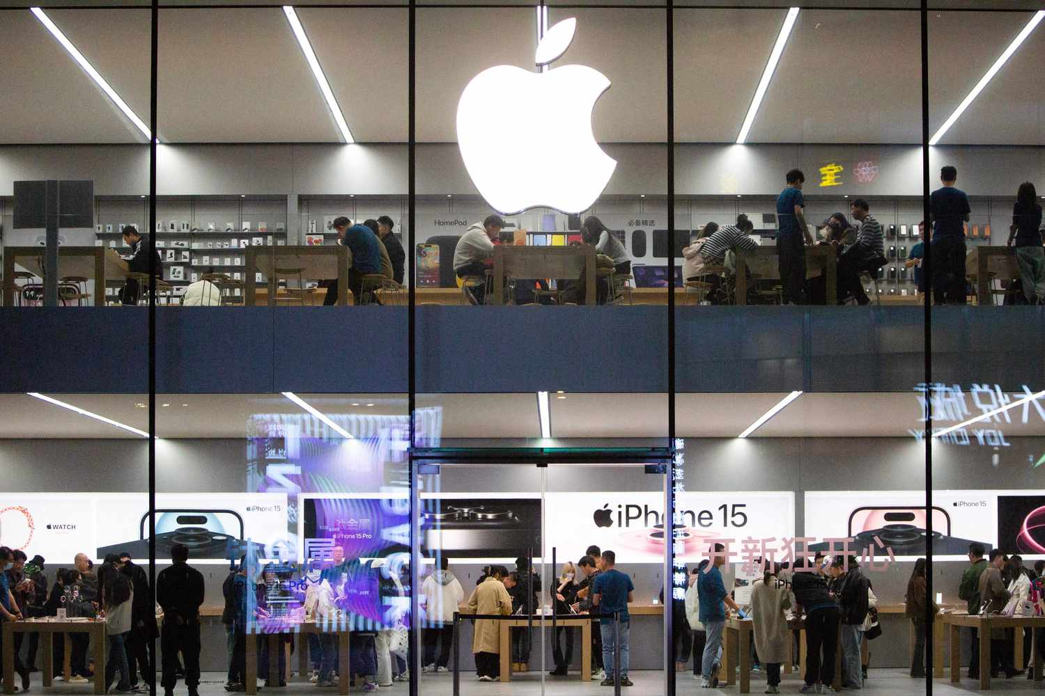 Apple store in Shenyang, in China's northeastern Liaoning province