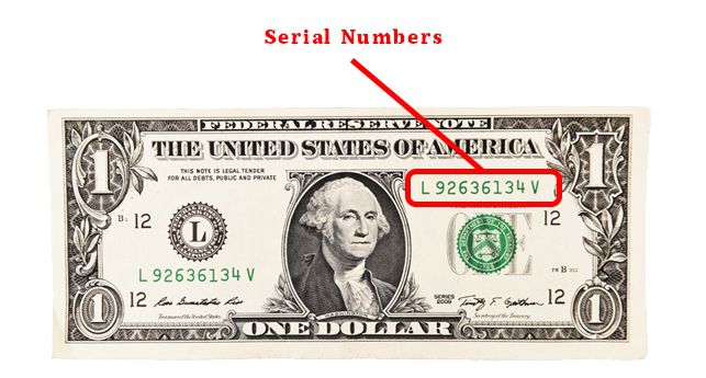 Dollar Bill Serial Number
