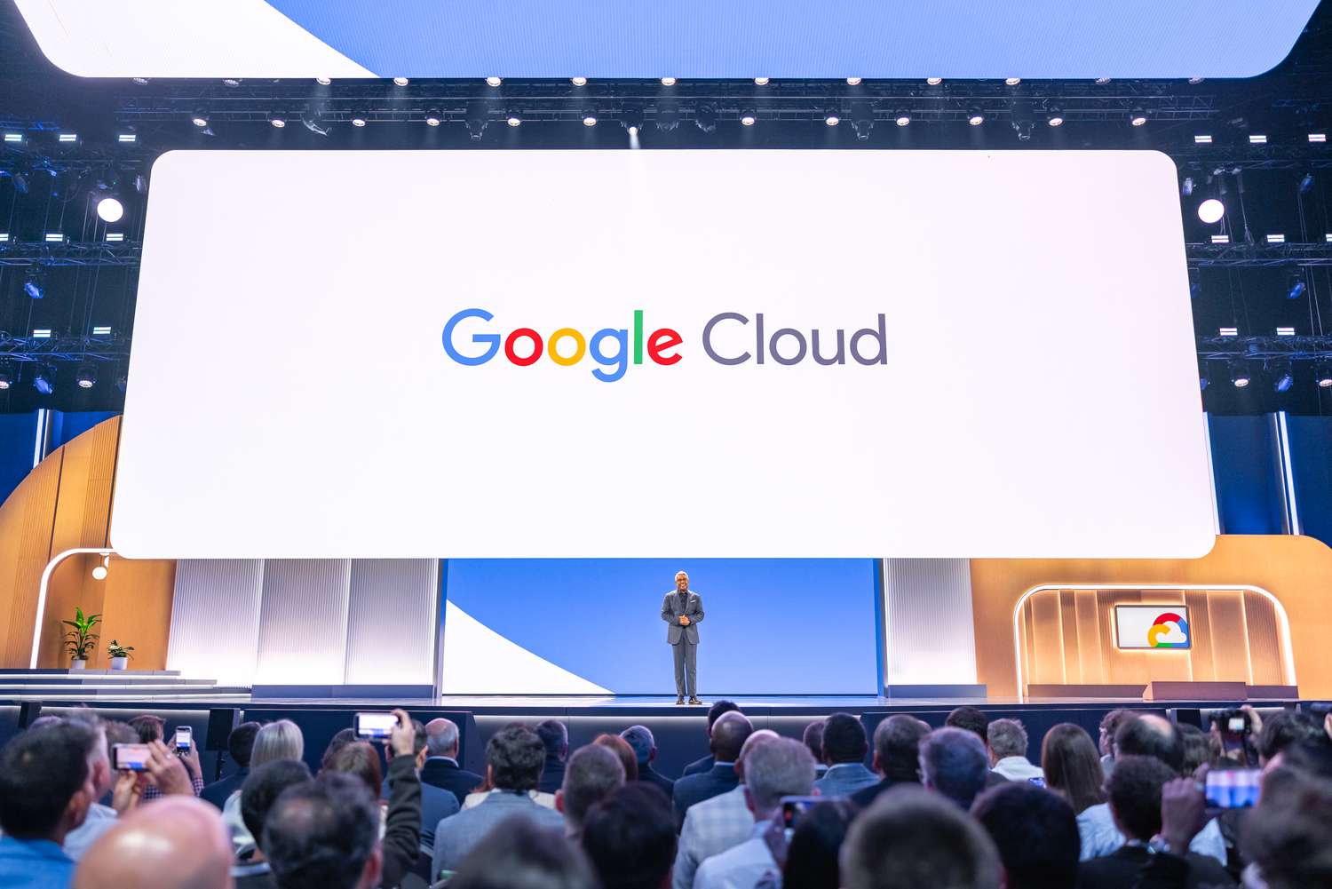 Google Cloud CEO Thomas Kurian at Google Next 2024 in Las Vegas, Nevada on April 9, 2024.