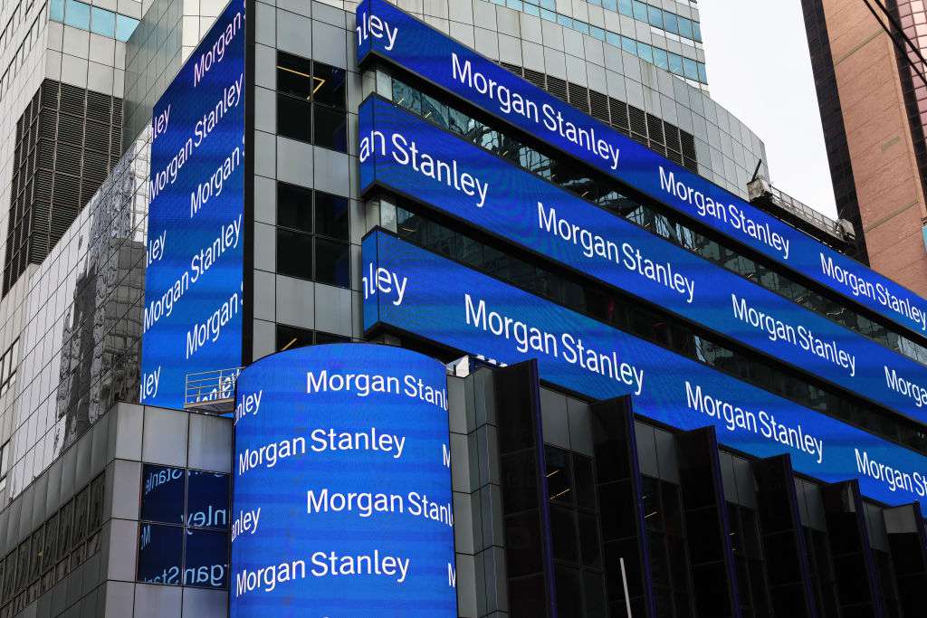 The Morgan Stanley headquarters building is seen on January 17, 2023 in New York City.