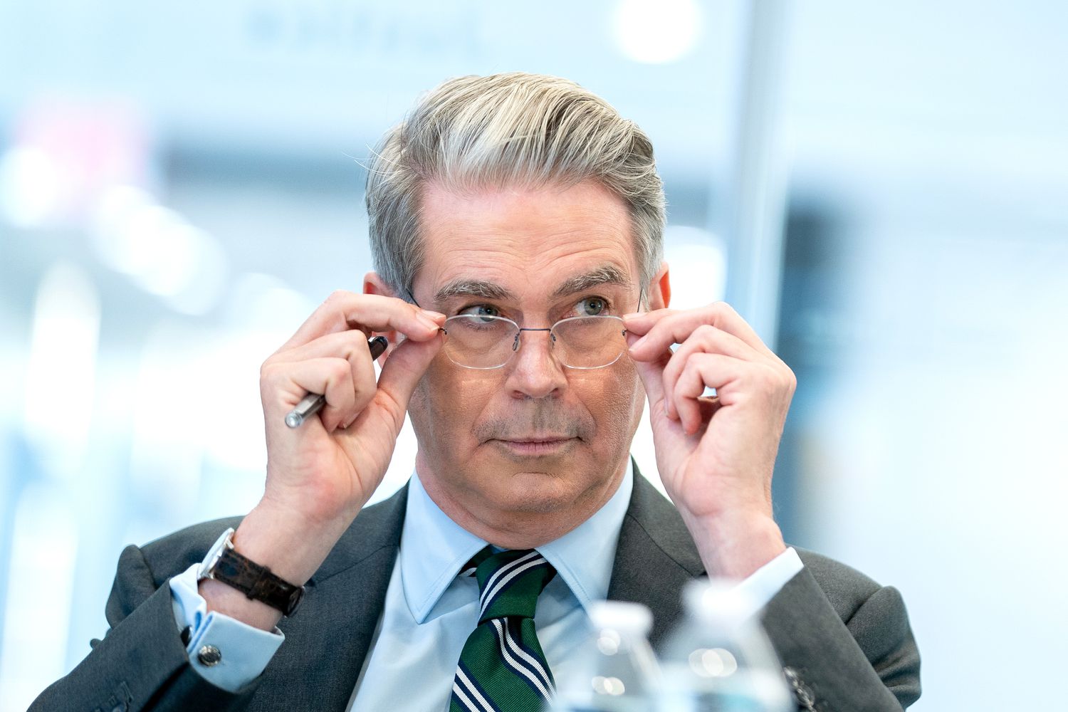 Scott Bessent, founder and chief executive officer of Key Square Group LP, during an interview in Washington, DC, US, on Friday, June 7, 2024