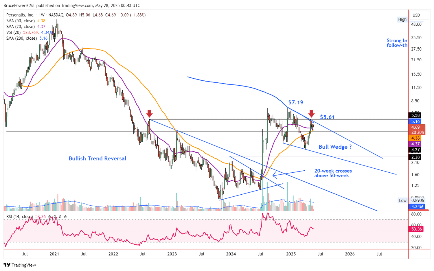 Weekly Chart - PSNL