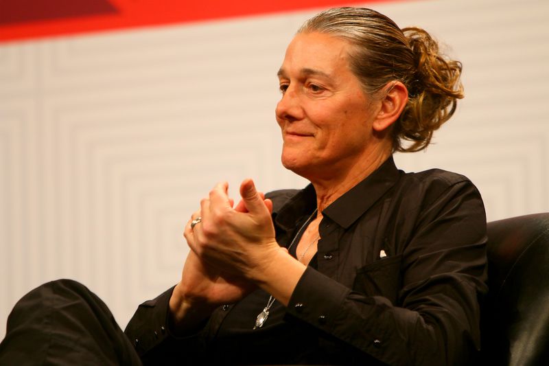 Martine Rothblatt speaks onstage at Austin Convention Center