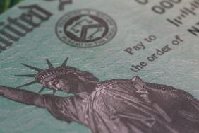 A U.S. Treasury in a closeup shot.