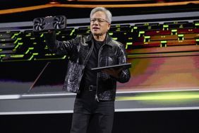 Nvidia CEO Jensen Huang at CES 2025 in Las Vegas, Nevada on Jan. 6, 2025