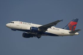 A Delta Airlines Airbus A319-114 aircraft departs Los Angeles International Airport (LAX) en route to San Antonio on Jan. 4, 2025
