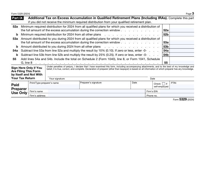 Form 5329, Page 3 (2024)