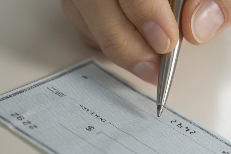 Writing a check