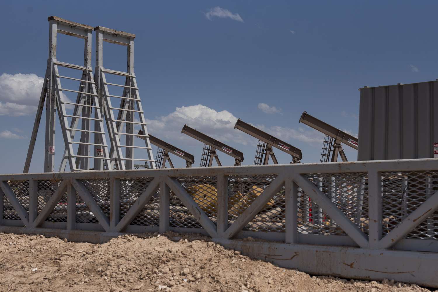 A Diamondback Energy oil rig in Midland, Texas.