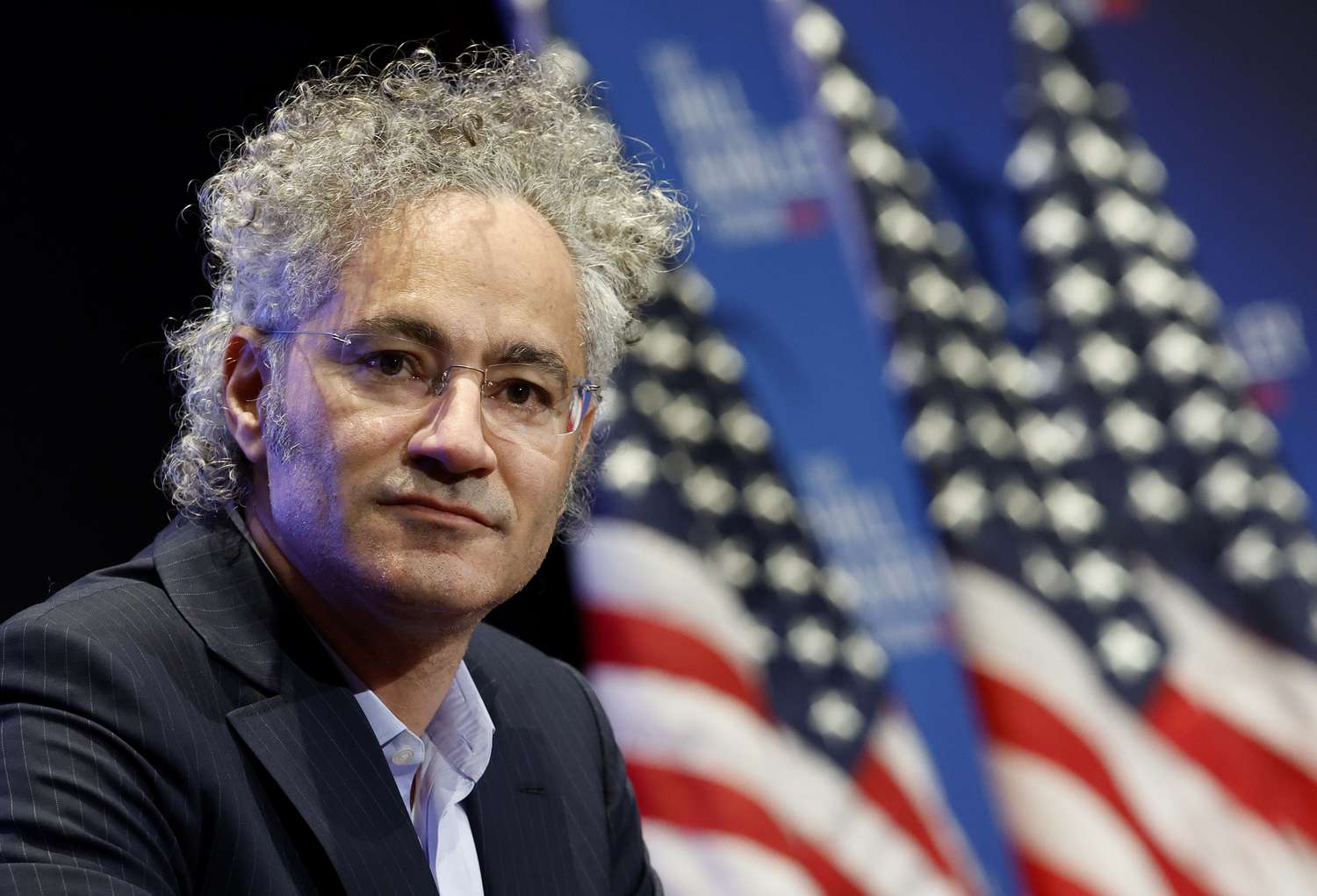 Palantir CEO Alex Karp speaks at the Hill and Valley Forum in Washington D.C.