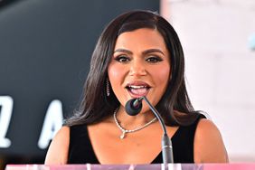 Mindy Kaling speaks during her Hollywood Walk of Fame star ceremony in Hollywood, Calif., on Feb. 18, 2025.