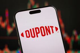 DuPont logo on a smartphone screen