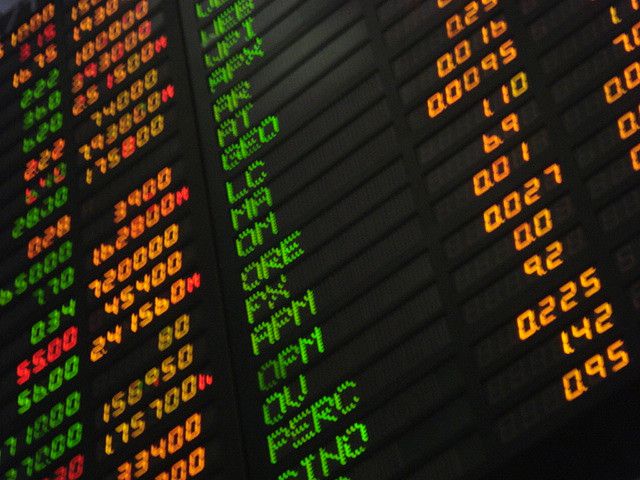 Phillipine Stock Market board