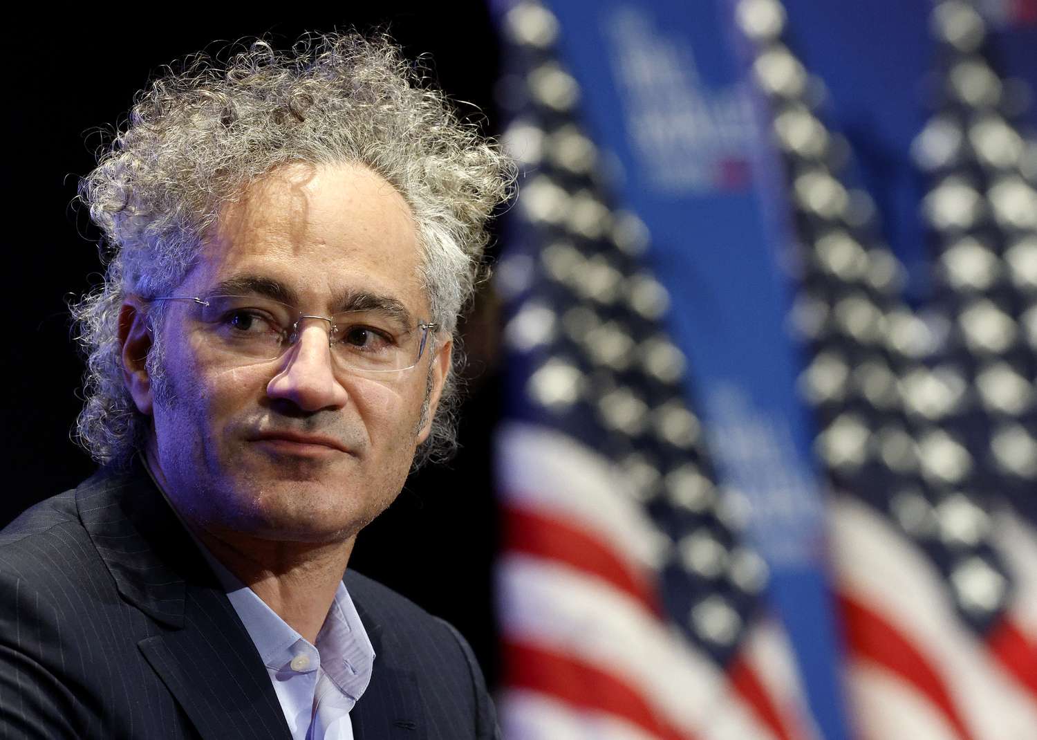Palantir CEO Alex Karp speaks at the Hill & Valley Forum in Washington D.C.