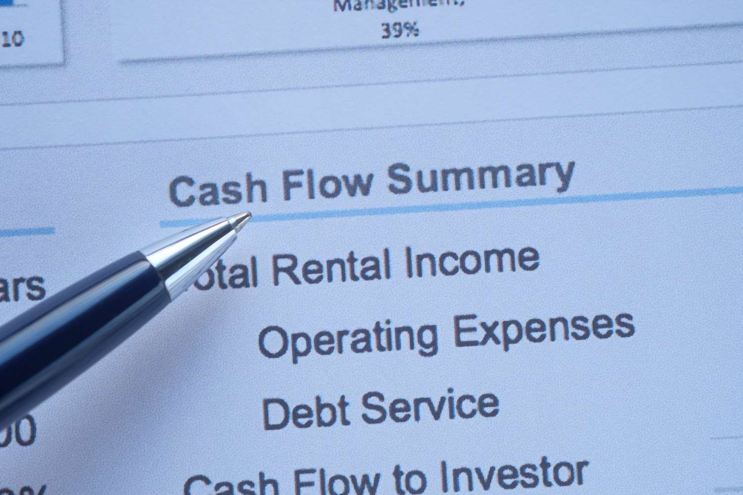 Analyzing cash flow