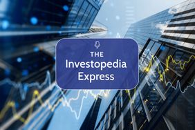 Stock market and buildings theme background