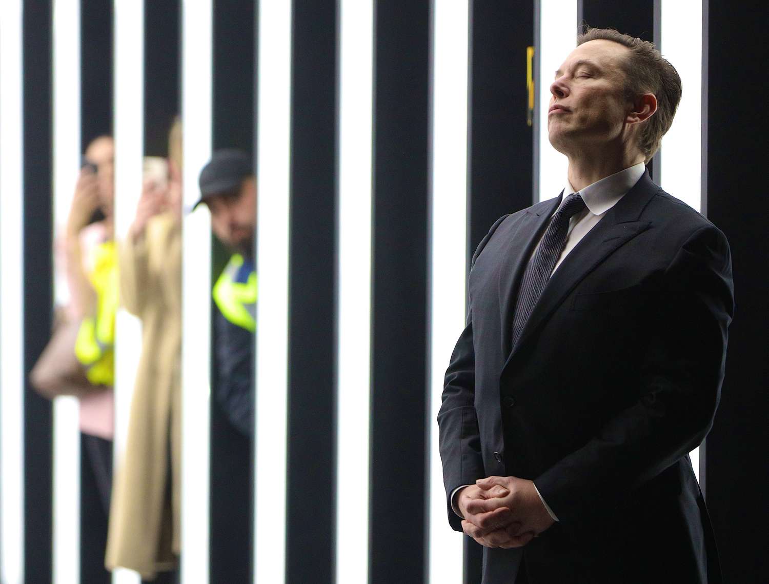 Elon Musk at Gruenheide Gigafactory launch in March 2022