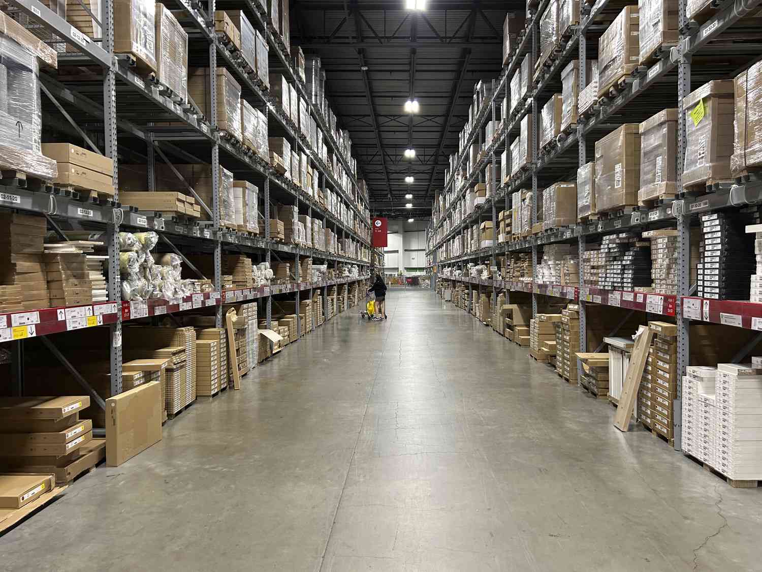 IKEA furniture warehouse, Stoughton, Massachusetts, USA.