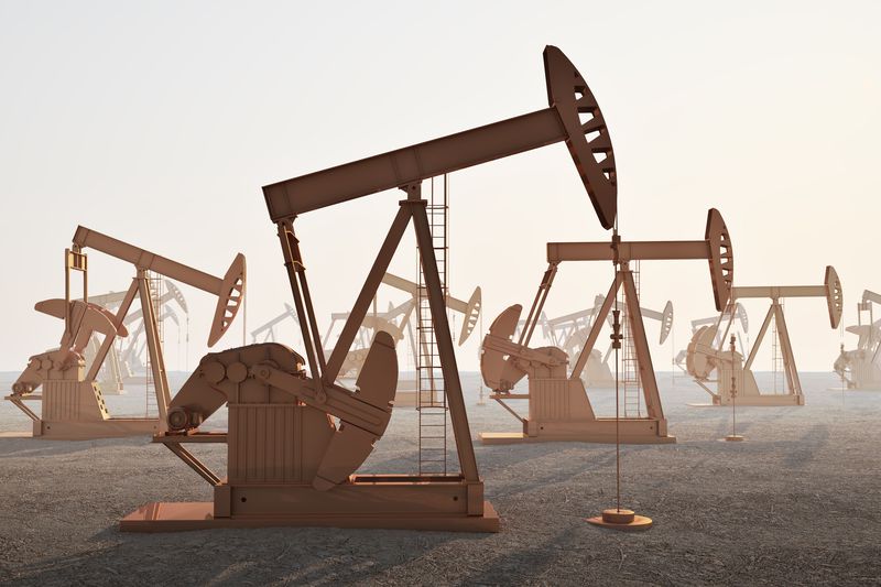 Oil derricks