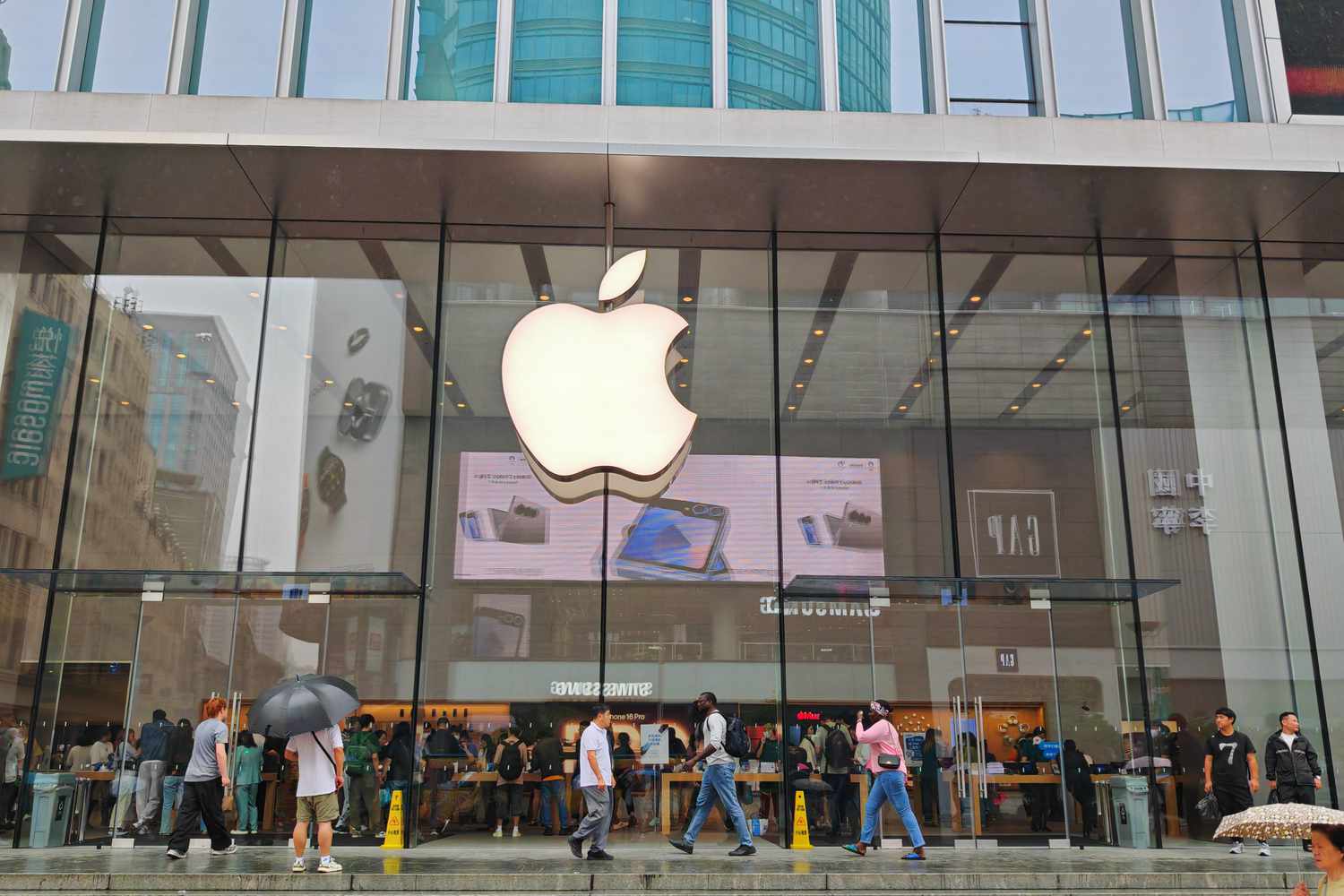 Apple store in China.
