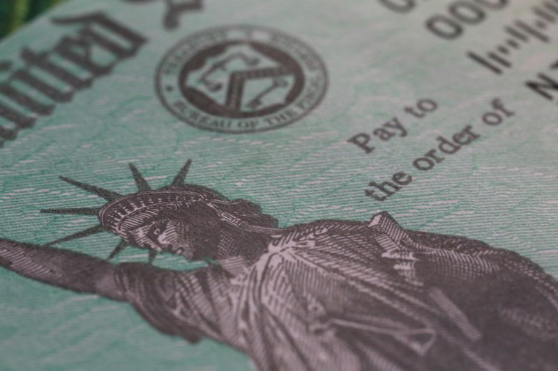 A U.S. Treasury in a closeup shot.
