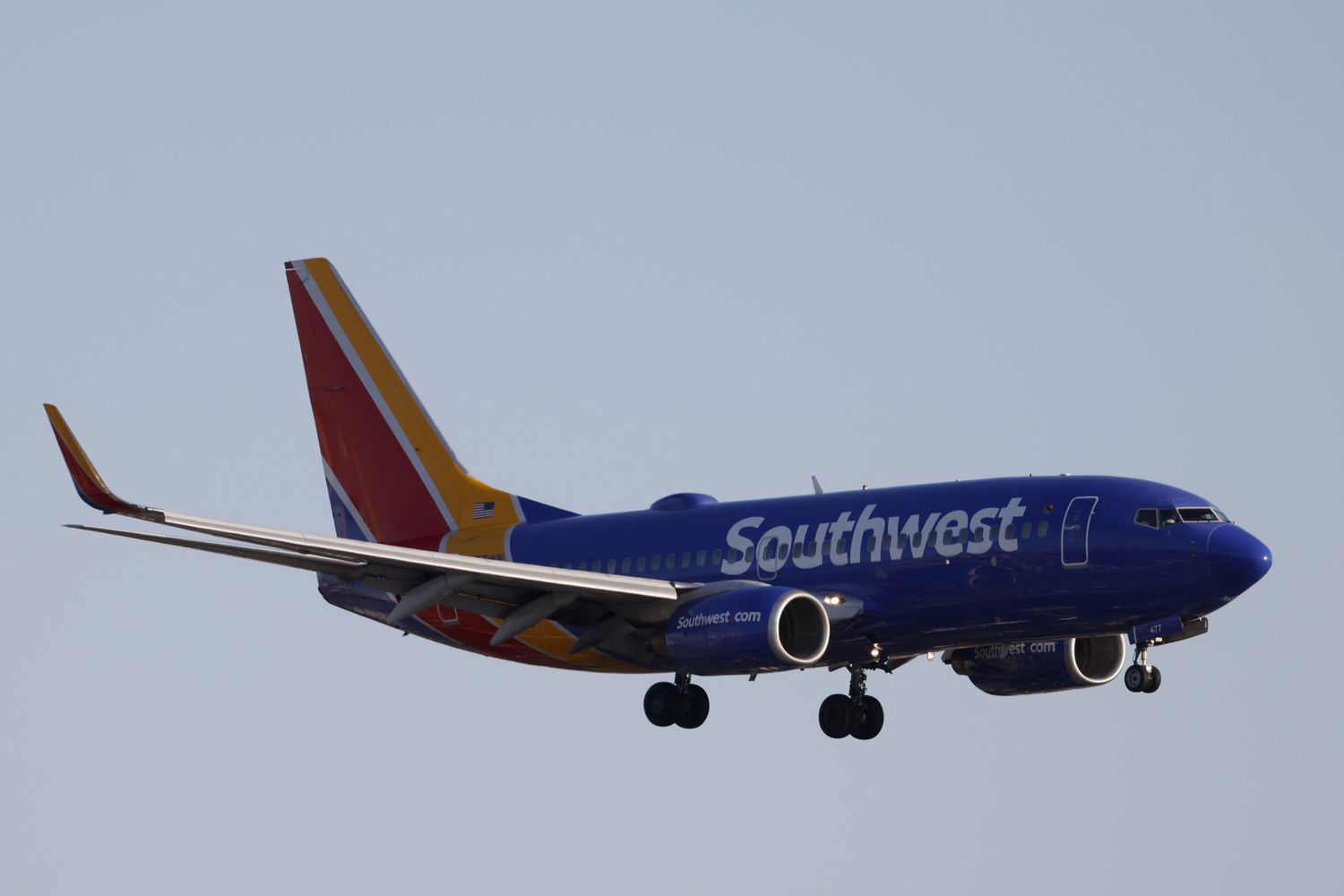 A Southwest Airlines Boeing 737