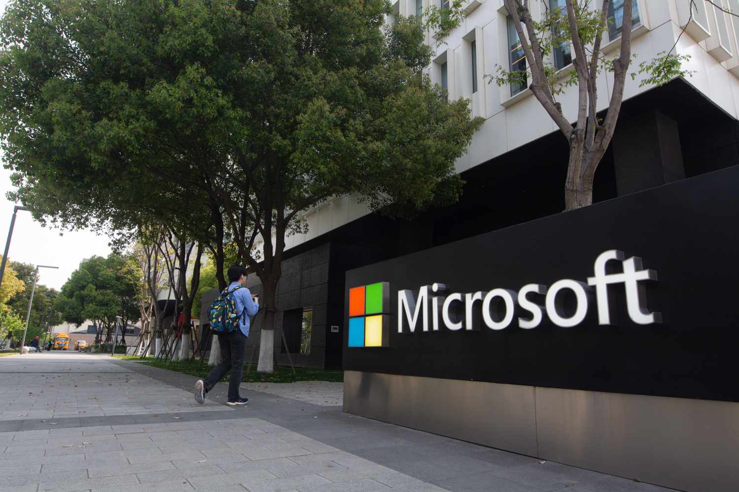 Microsoft headquarters in Shanghai.