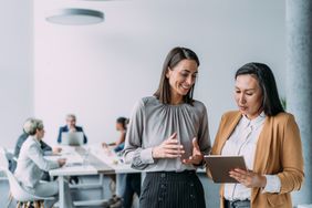 Colleagues in an office