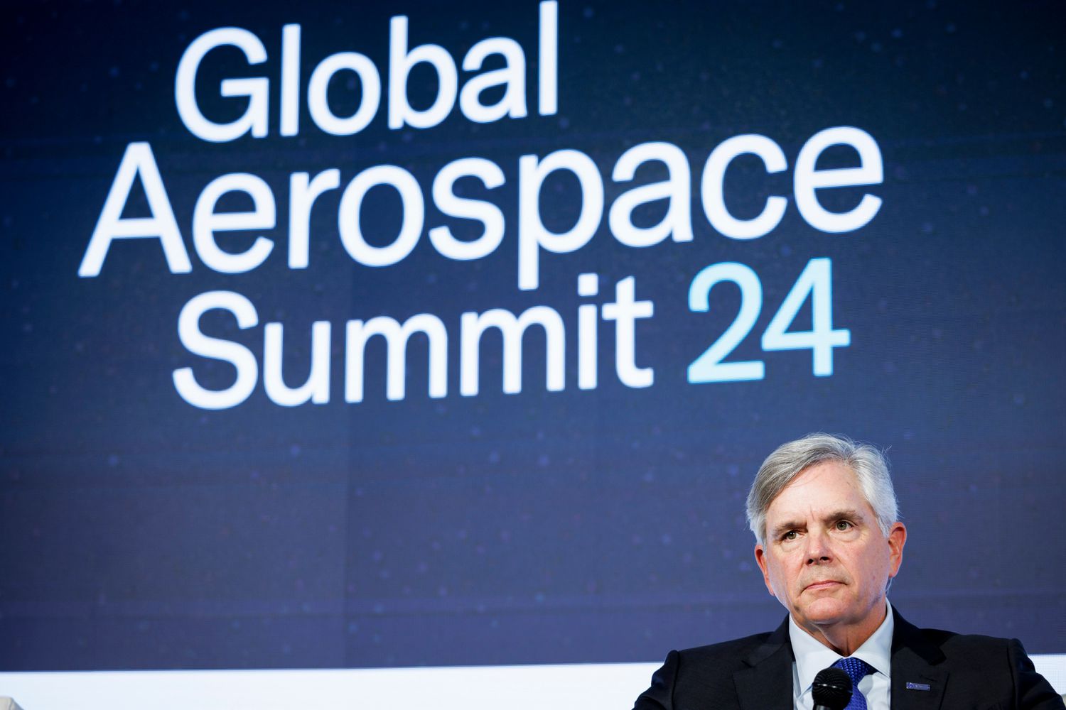 GE Aerospace CEO Larry Culp during the US Chamber of Commerce's Global Aerospace Summit in Washington, DC on Sept. 10, 2024.