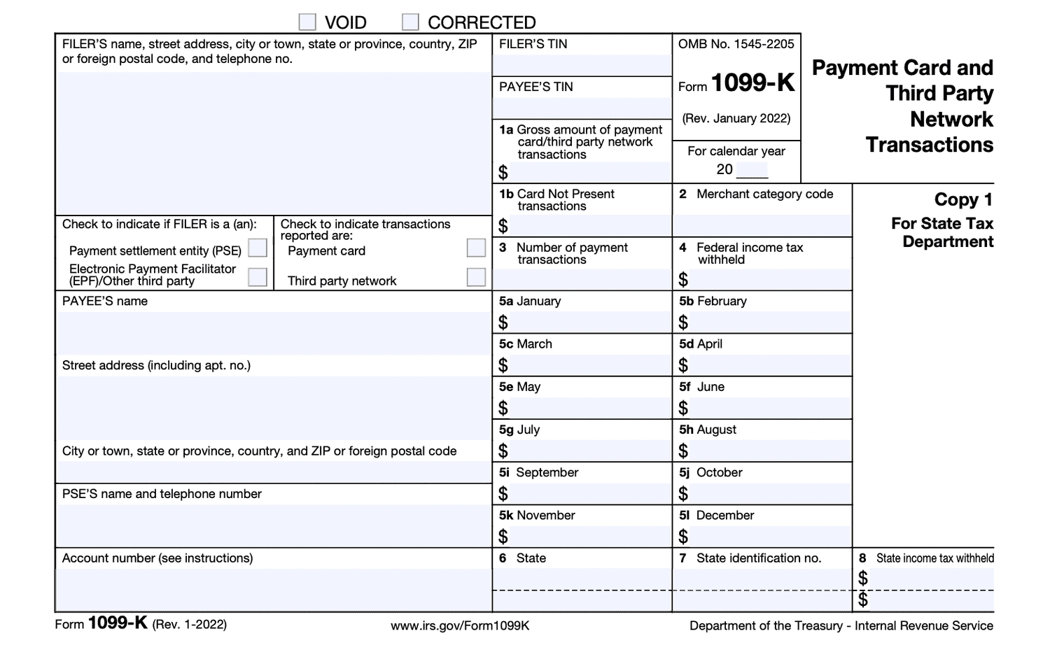 Form 1099-K