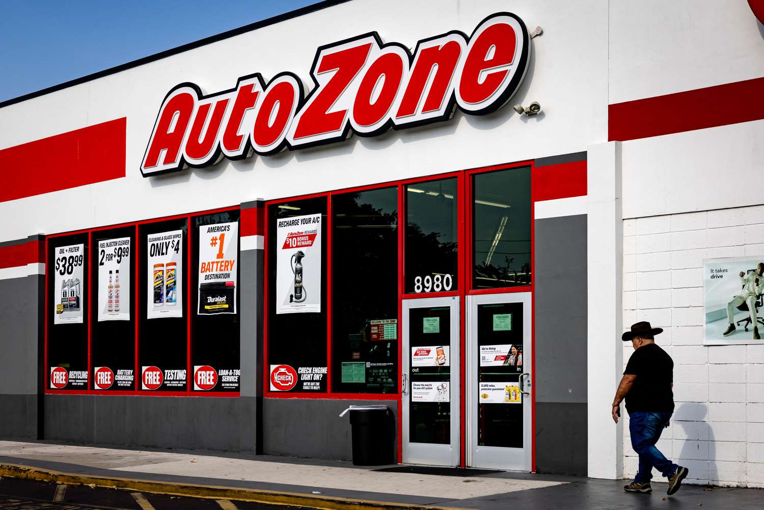 An AutoZone store in Miami, Florida, US, on Friday, May 17, 2024.