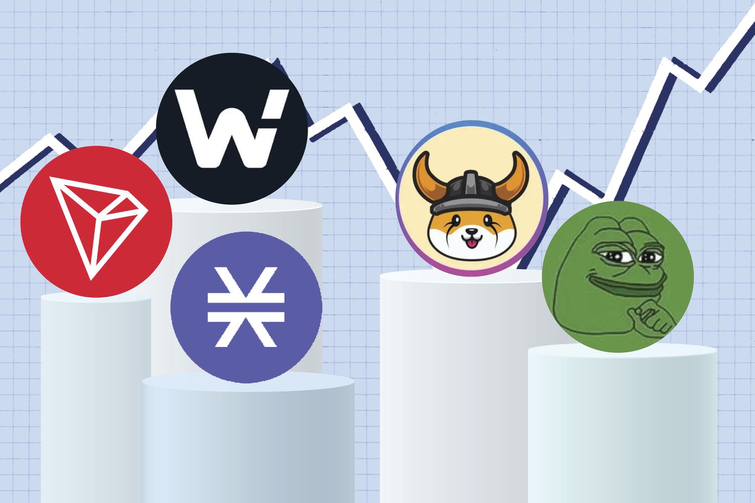 Cryptocurrencies to Watch Week of May 8, 2023: Pepe (PEPE), FLOKI (FLOKI), Stacks (STX), WOO Network (WOO), and TRON (TRX).
