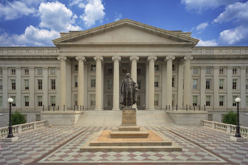 United States Treasury of Department building