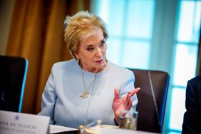 Education Secretary Linda McMahon speaks during a Cabinet meeting at the White House on April 30, 2025 in Washington, DC.