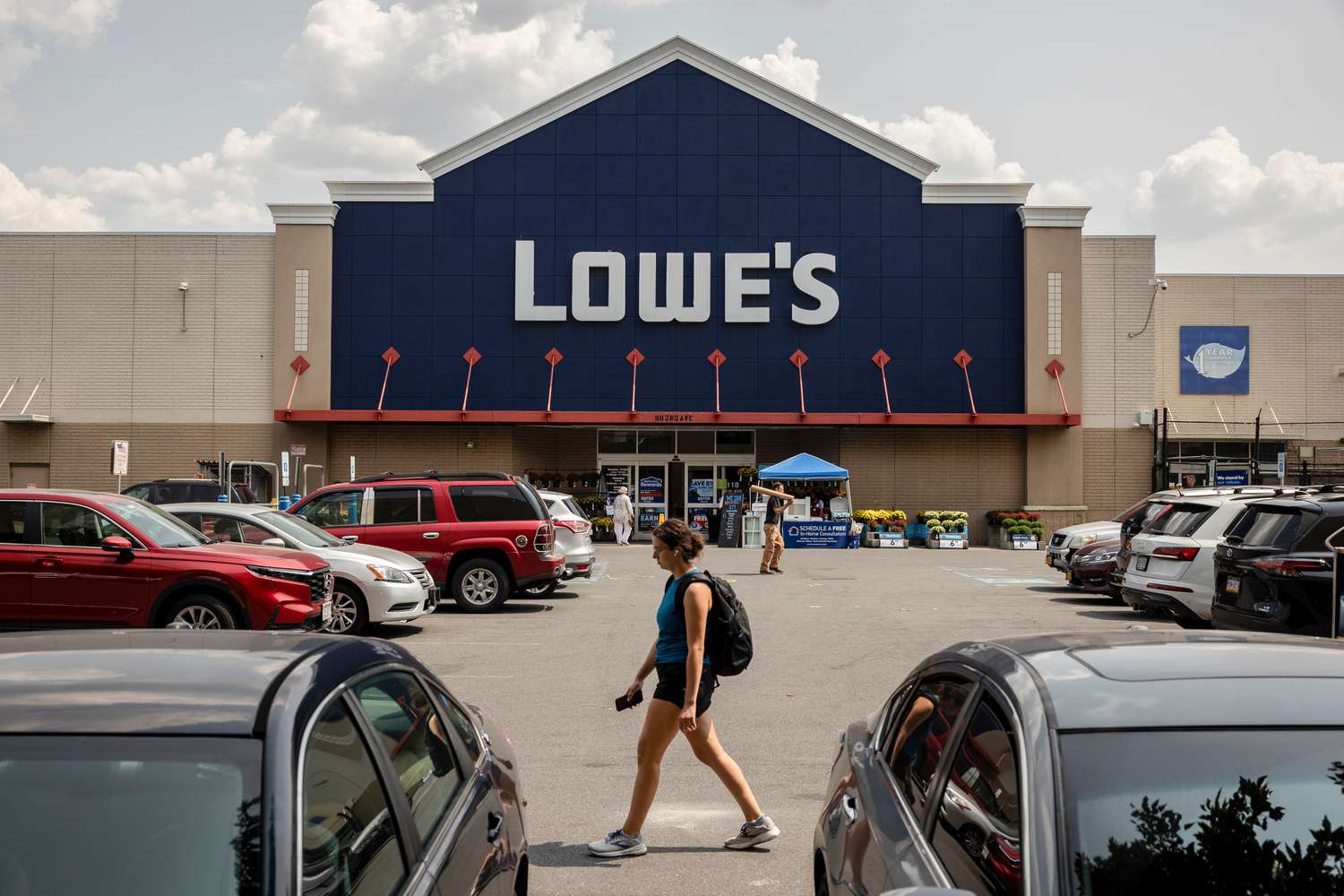 A Lowe's store in New York City in AUgust. 