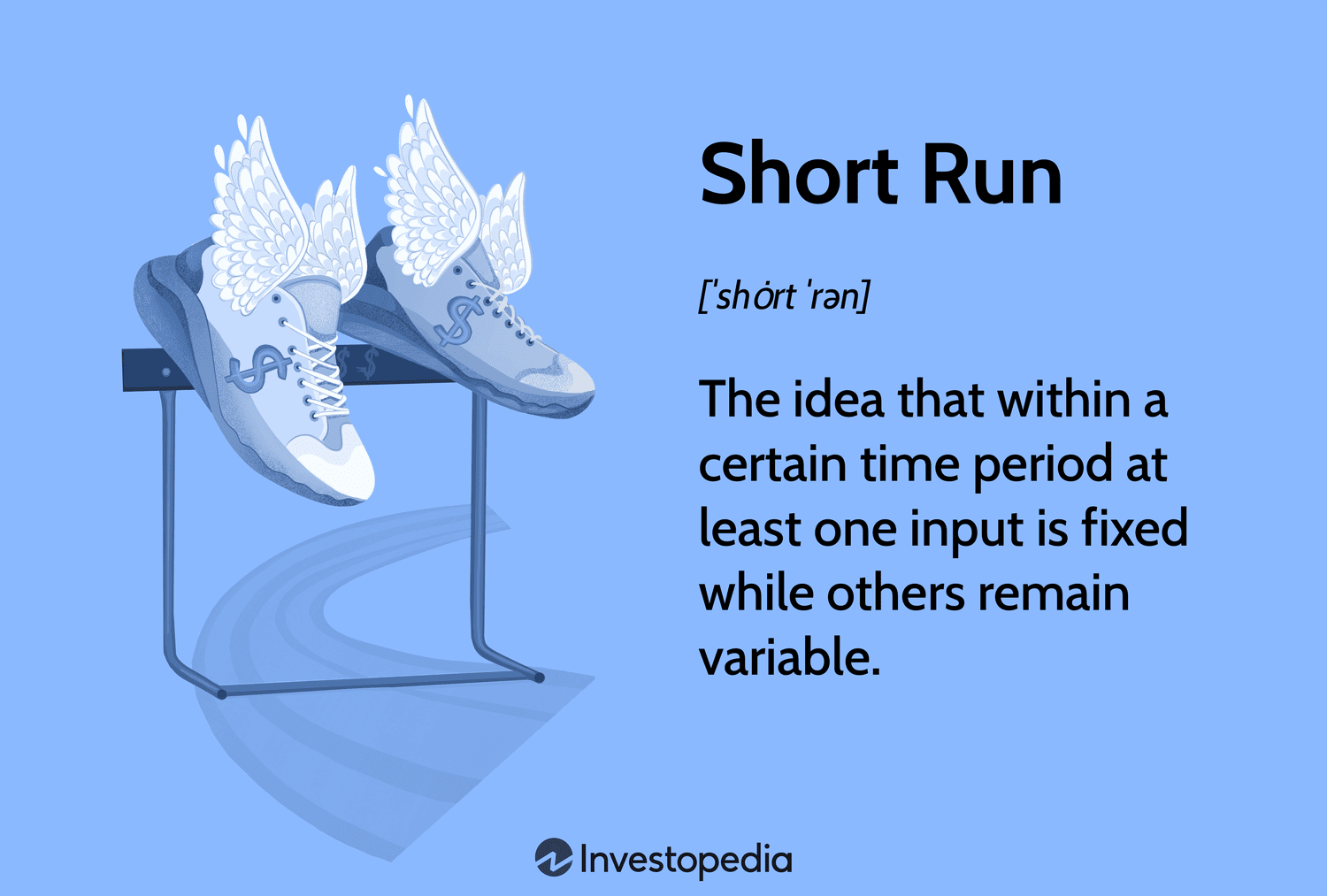 Short Run: The idea that within a certain time period at least one input is fixed while others remain variable.
