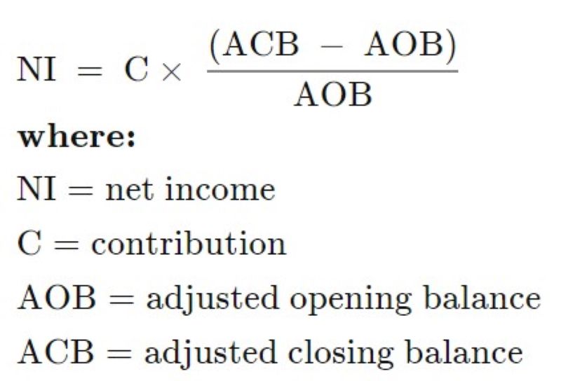 Formula for IRA Contribution Recharacterization
