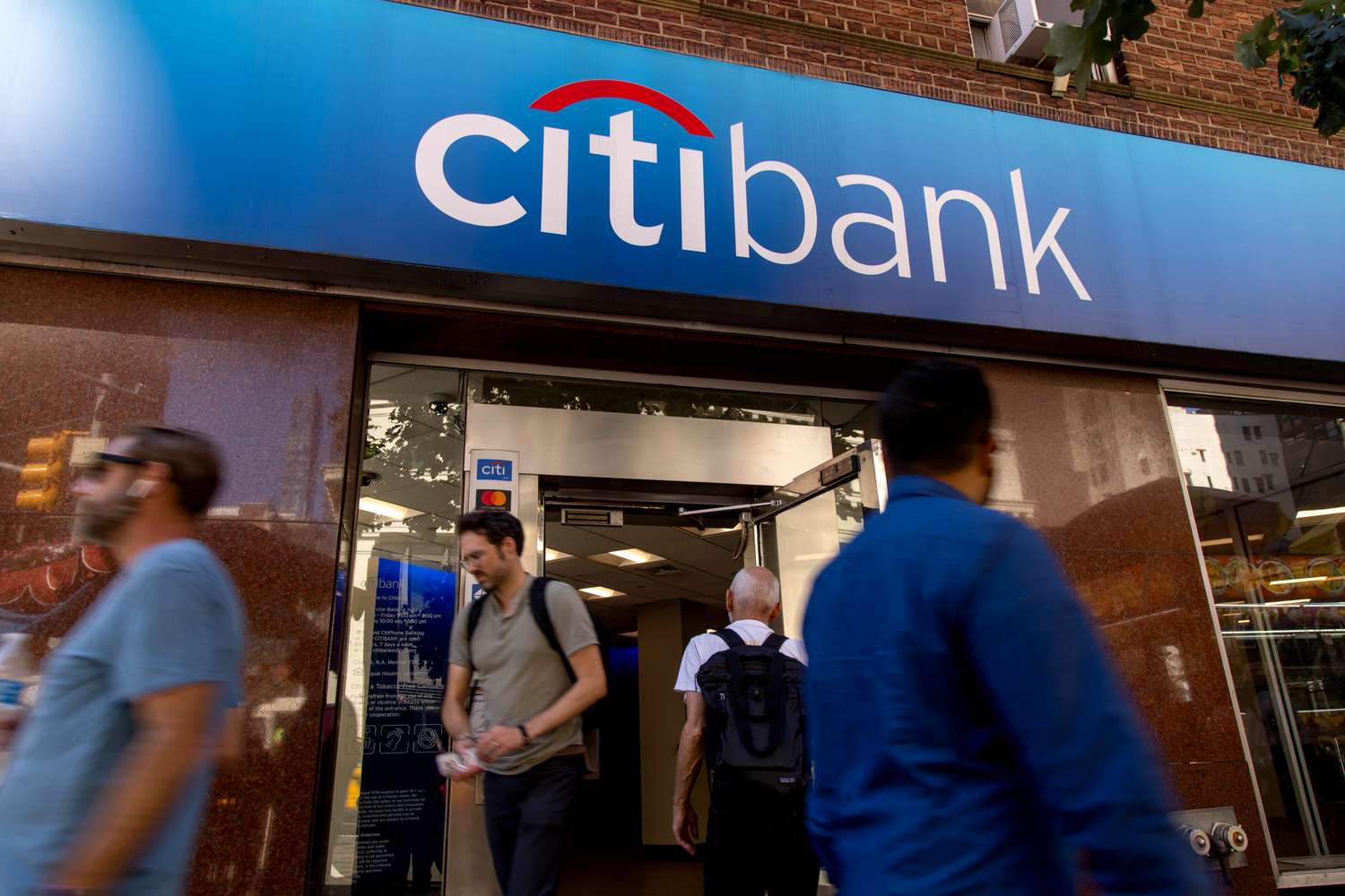 A Citibank branch in New York