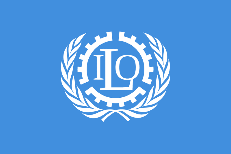 Flag of the United Nations International Labour Organization