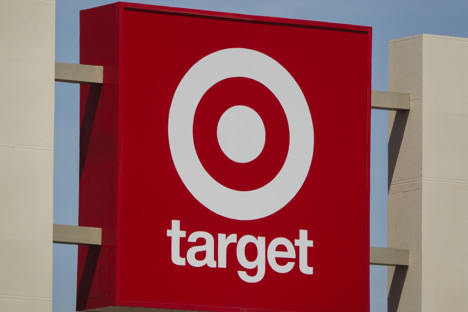 A Target logo is displayed outside a store on April 25, 2025 in San Diego, California