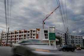 An apartment complex under construction in Atlanta, Georgia, US, on Wednesday, Sept. 18, 2024.
