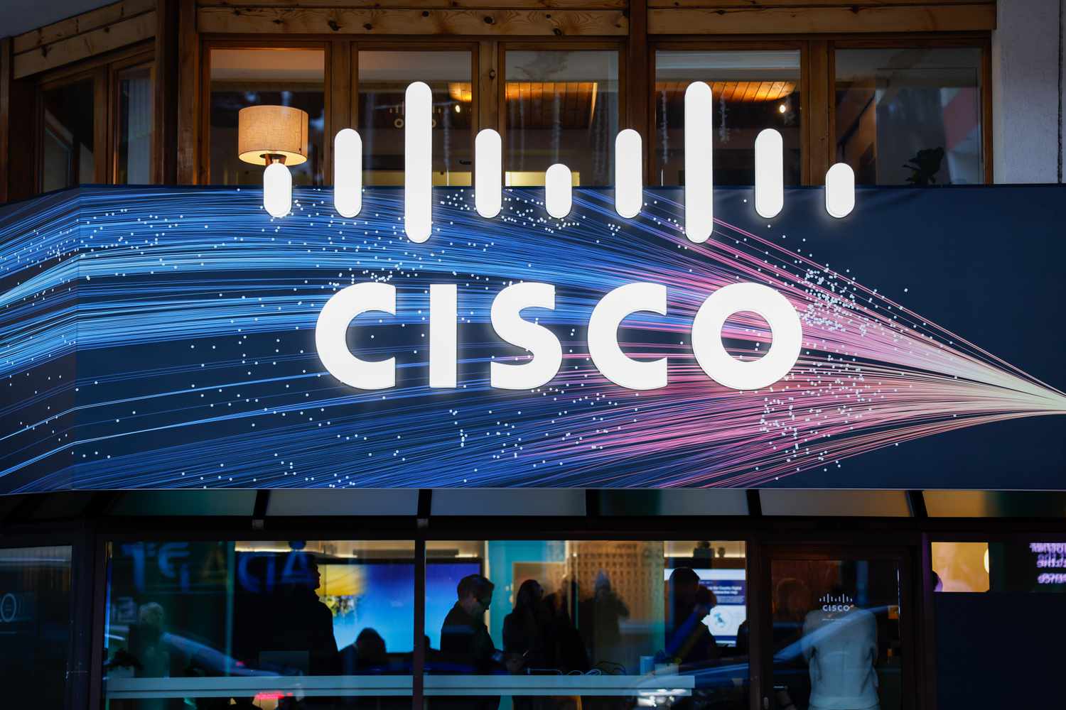 Cisco pavilion at the Davos World Economic Forum.