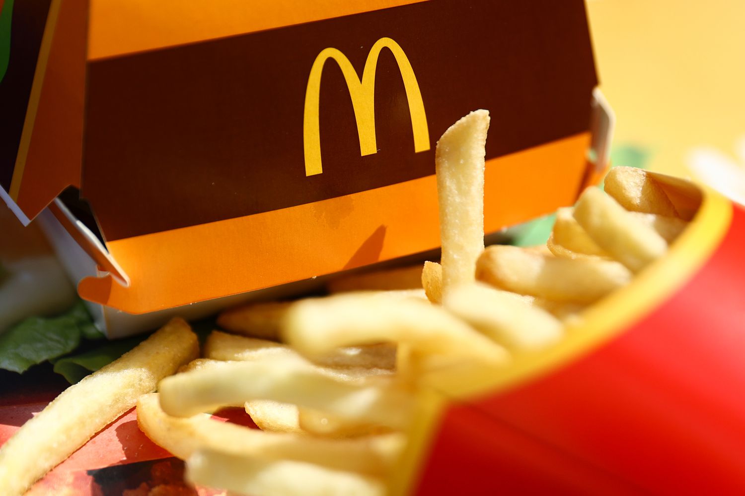Big Mac box and french fries