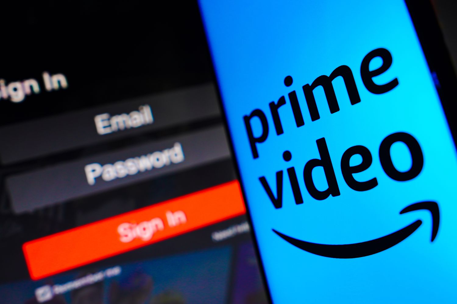 Amazon Prime Video screen
