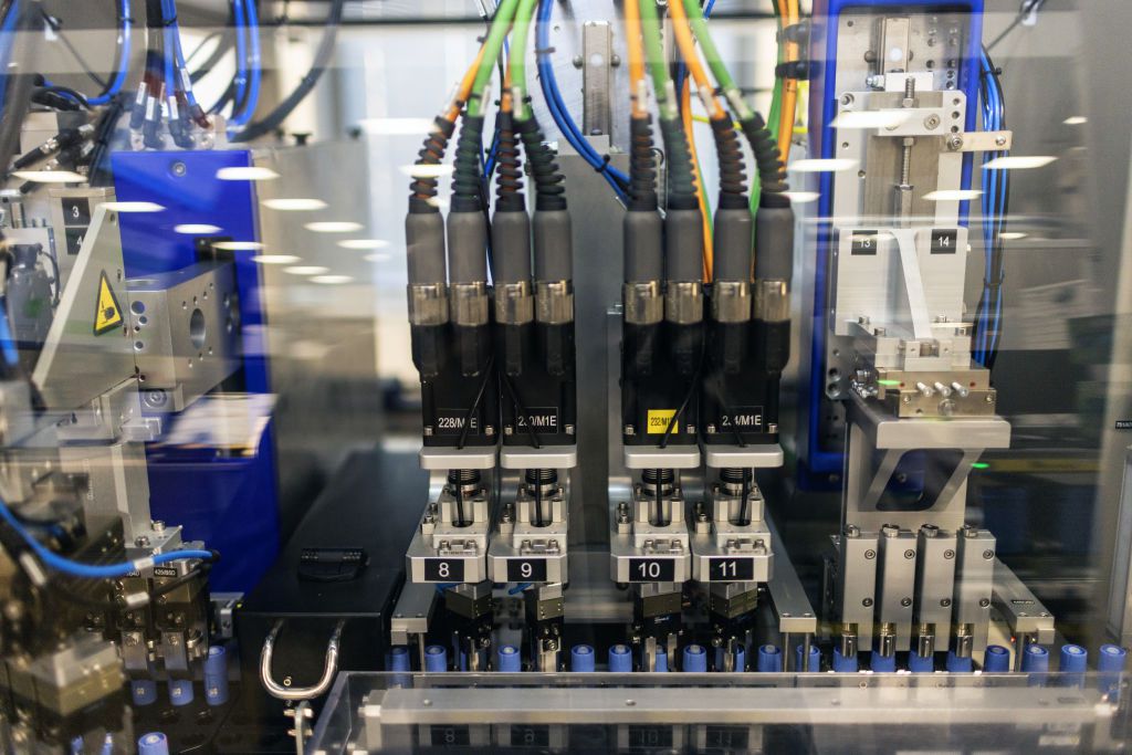 Injection pen parts at the Novo Nordisk A/S production facilities in Hillerod, Denmark