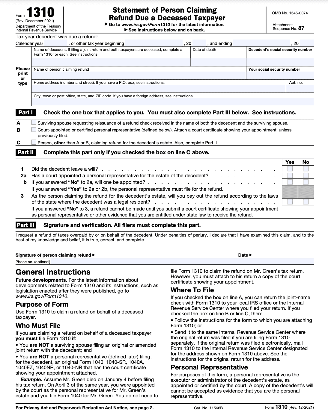 Form 1310