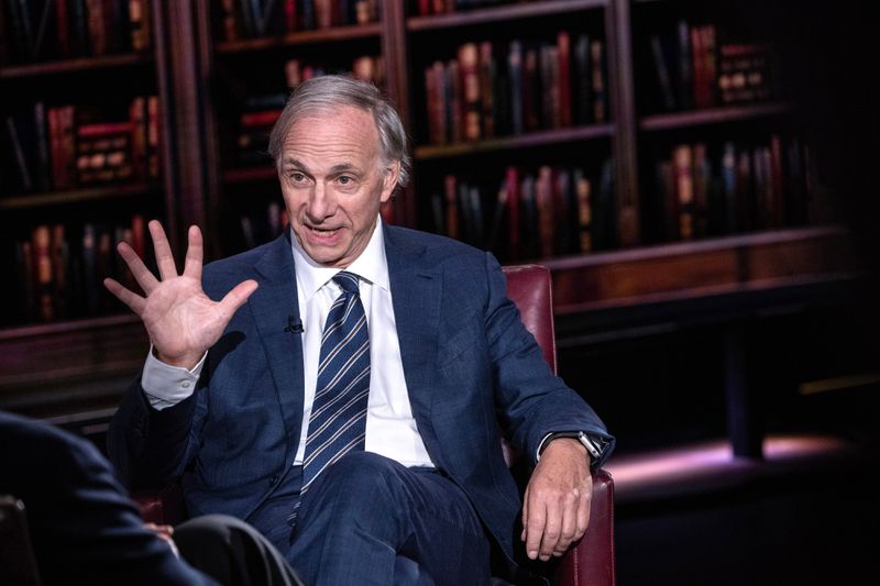 Ray Dalio, founder of Bridgewater Associates, during a Bloomberg Television interview in New York City on April 3, 2024.