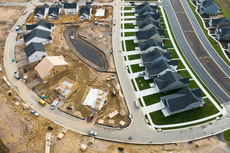 New homes under construction