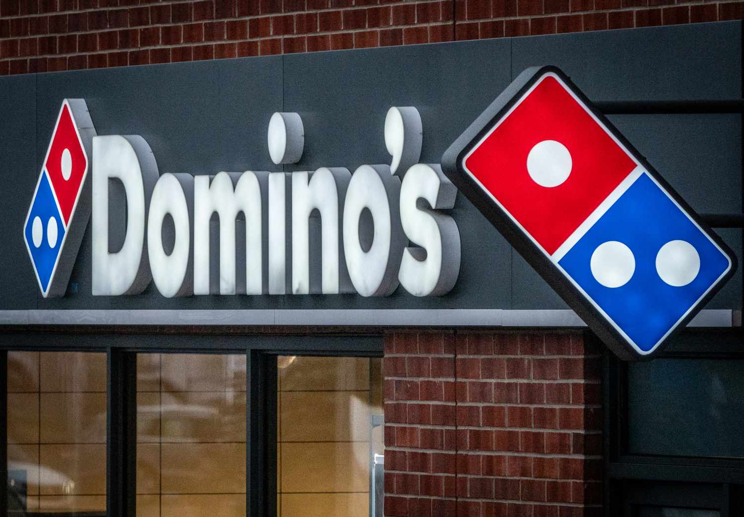 The exterior of a Domino's store in England in October. 
