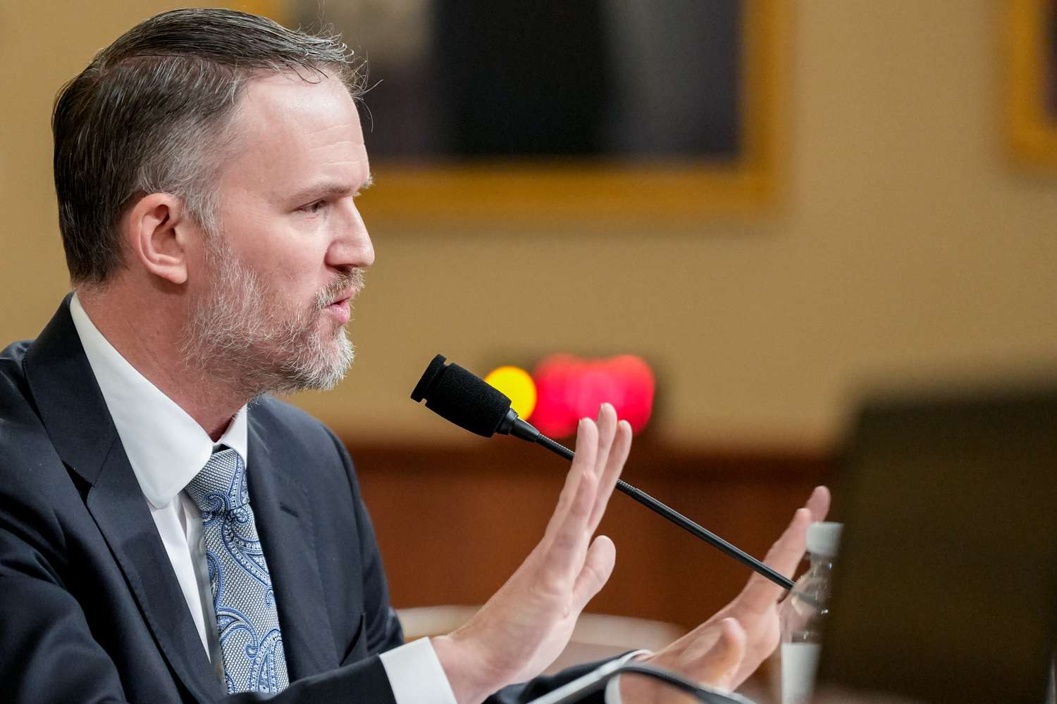 Jamieson Greer, US trade representative, during a House Ways and Means Committee hearing in Washington, DC, US, on Wednesday, April 9, 2025.
